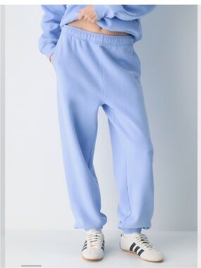 Aritzia Dayflower Blue Sweatfleece Sweatpants